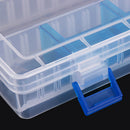 Blue Plug-in Pieces Multi-functional Plastic Lure Box Tool Kit Case Tackle A