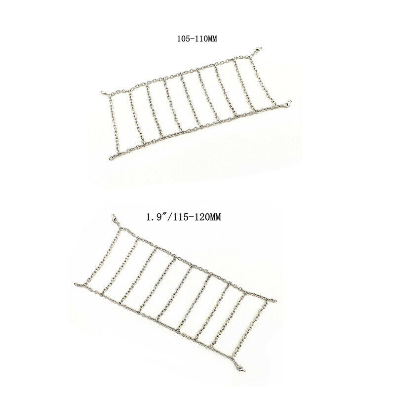 115-120Mm 1.9Inch Tires Snow Chain 1:10 Rc Car For 1/10 Rc Rock Crawler Axi F9U7