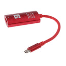 Aluminium USB Type C Male to HDMI 1080P HD HDTV Convert Cable Adapter Red