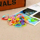 100Pcs Knitting Craft Crochet Locking Stitch Needle Clip Markers Holder_Col Z3K8