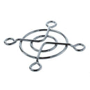 5 Pcs 3.2cm Diameter Axial DC Fan Grill Metal PC Finger Guard Protector W3Z9
