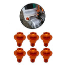 6pcs/Set Motorcycle Front Fork Guard Bolt Screw Fits for  Part Accessories