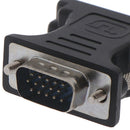 24+5Pin DVI Female to 15Pin VGA Male Cable Extender Adapter  For HDTV  a_J Gw