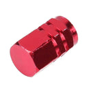 4pcs/Set Red Wheel Tyre Tire Valve Stems Air Dust Cover Screw Caps for Car T A