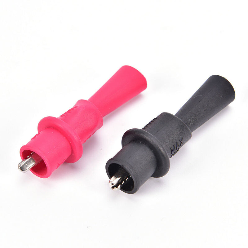 1 Pair Alligator Crocodile Test Clip Clamp For Fluke Multimeter Tester S Bj