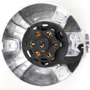 7 PIN ROUND PLUG FEMALE METAL CARAVAN TRAILER PART BOAT CONNECTOR SOCKET PARTS