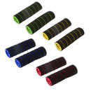 4 Pairs Motorbike Sponge Foam Nonslip Handlebar Grips Protector Red & Blue