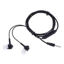 3.5mm Line Control In-ear Heavy Bass Stereo Earbud Earphone With MIC(Black)