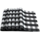 Placemats, Table Mats,Placemat Set of 6 Non-Slip Washable Place Mats,Heat R