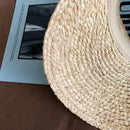 Ladies Anti-Uv Roll Up Sun Visor Hat Women Straw Raffia Sun Visor Caps N6U4