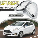 Car Rearview Mirror Cover Chrome Wing Mirror Cover Cap for ford Fiesta MK7