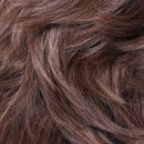 Natural Curly Wigs For Women Synthetic Short Wig With Bangs Brown E4N5