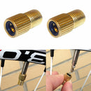 4* Presta to Schraded Valve Adaptor Converter Road Bike Cycle Bicycle Tube Pump