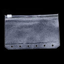 5PCS A7 Transparent Traveler Notebook Diary Planner Zipper Bag Filing Produ A3W1