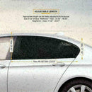 2pcs Car Side Window Curtain Sunshade Curtain Car Interior Sunscreen Cover R0T3