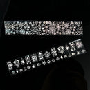8pcs Holographic Foil Nail Art Xmas Dreamcatcher Geometric Transfer Stickers DIY