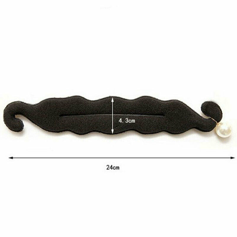 Magic Sponge Clip Foam Donut Hair Styling Bun Maker Curler Tool Ring Twist B Hn