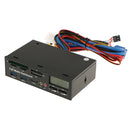 5.25'' inch USB 3.0 Hub Dashboard Media Front Panel Audio ESATA SATA Card Reader