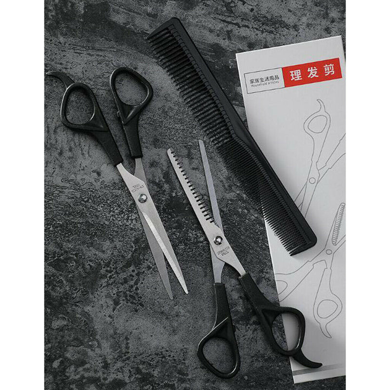 Beauty Hairdressing Hair Cutting Thinning Scissors Thinners Razor and Comb