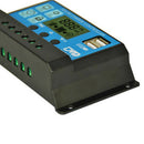 60A SOLAR CELL PANEL BATTERY CHARGE CONTROLLER DUAL USB PORT PWM LCD DISPLAY