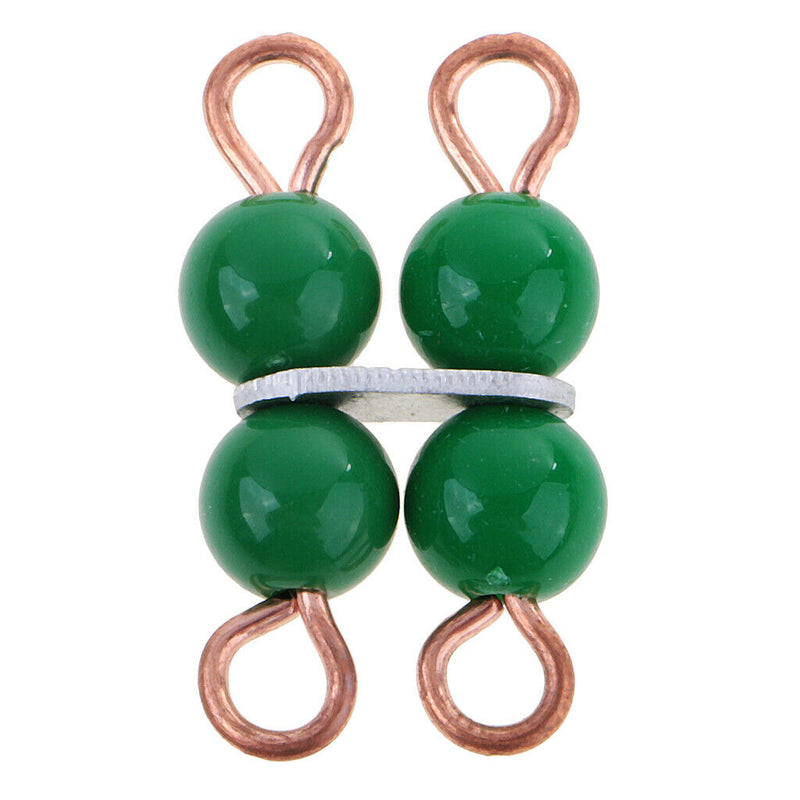 Montessori Bead Bars 1-10 Numbers Math Square Counting Game with Tray Kids Math