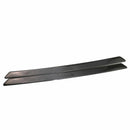 Door Sill Cover Panel Step Protector Guard 49CM 2pc Carbon Fiber Car Scuff Plate