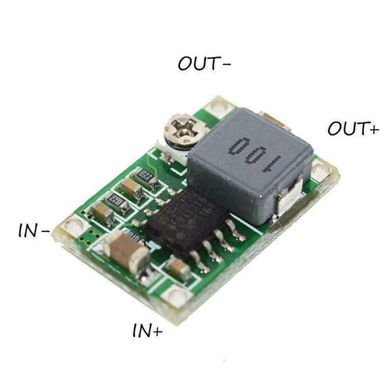 2pcs Mini360 3A DC Voltage Step Down Power Converter 3.3V Buck Module 5V 9V P3X4