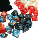 7PCS/Set Multi-sided Acrylic Dice Games Dices K2O7