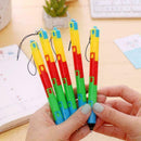 2Pcs Creative Stationery Foldable Disassembly Ballpoint Pen Student Cute