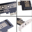 NVMe PCIe M.2 NGFF SSD to PCIe x1 adapter card PCIe x1 to M.2 card with brac FT
