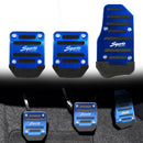 Car Manual Transmission Brake Clutch Accelerator Non-slip Pedal Pad Cover 3pcs