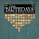 Wooden Calendar Family Decorative Listing Birthday Reminder Home Decoration