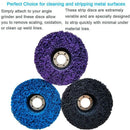 3 PCS 115mm Black/Blue/Purple Stripping Wheel Strip Discs for Angle Grinder