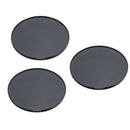 3Pieces 72mm Adhesive Car Dashboard Mounting Disk Pad Plate for Universal