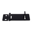 2 Set Door Safety Lock Black Metal Padlock Hasp Staple Set 50mm Long Z7A1