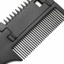 Hair Razor Comb Double Side Cutting Thinning Radian Design DIY Sharp With Blade