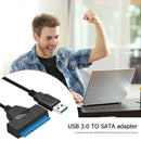 USB3.0 To SATA 2.5 inch SSD HDD Hard Disk Drive 5Gbps Adapter Converter Cable