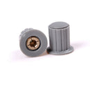 10x Insert Tone Core Brass Control-Knob For 4mm Dia Knurled Potentiometer'Shafts