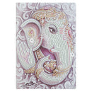 DIY Elephant Special Shaped Diamond Painting 50 Page A5 Notebook Sketchbook