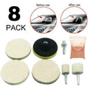 8Pcs Car Glass Scratch Cerium Removal Tool Oxide Powder Polishing Pads Hot F3C3