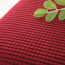 2 Pair (Red &Blue) Anti-dirty Elastic Sofa Armrest Covers Slipcovers