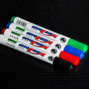 4pcs Whiteboard 4 Colors Marker Pens White Board Dry-Erase Marker Fine 2mm Nib