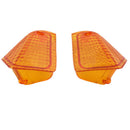 (1PAIR) Motorcycle Front Turning Signal Light Lens Amber for Kawasaki ZZR250
