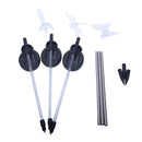 3Pcs Color-Changing Led Garden Solar Light Waterproof Dragonfly/Butterfly/B