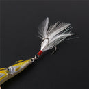 Shoal Type Minnow Hard Baits 11.5cm 15.7g Fishing Lure Wobbler Feather Hook 2 â„–[