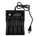 Mini Battery Charger USB Smart Universal for 10440 14500 16650 18350 18650