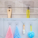 New Bathroom Kitchen Organizer Hanger Hooks Wall Hanging Door Towel Holder Rack