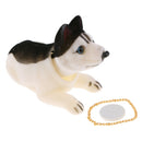 Husky Bobbing Head Dog, Bobble Head Car Dashboard Decorations Self Adhesive