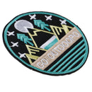 Go Outdoors Hiking Patch Embroidered Patches for Jackets Mountain Hiking badge