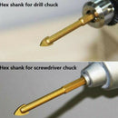 6Pcs Ceramic Tile Glass Drill Bits 1/4" Hex Shank Set for Chucks Bit Holder 4-%!